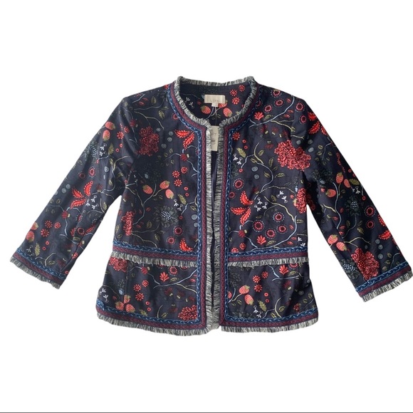 Loft Primavera Fringe Jacket | 6 NWT - Picture 6 of 10